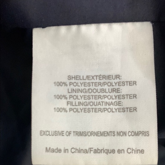 Tory Burch Dark Blue Quilted Vest with Gold Accents - Picture 7 of 10